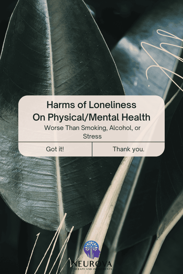 Neurova Therapy loneliness help students